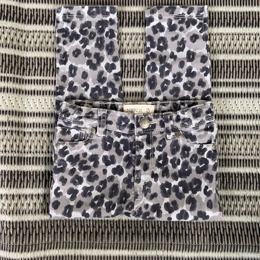 Nevada leopard jeans